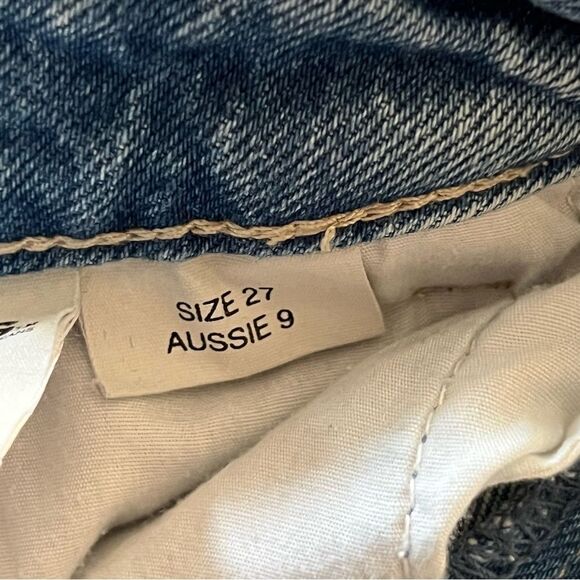 Rolla's Miller Slim Mid-High Rise Jeans Size 27 Distressed Denim - Picture 9 of 9
